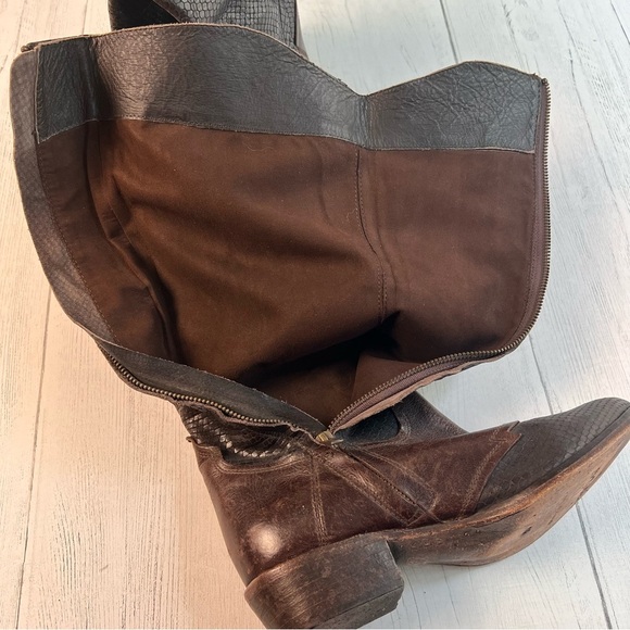 Matisse Western Boots Womens 7.5 Stylish |Zipper| Low Heel  Pointy Toe|Boho Chic - Picture 9 of 11